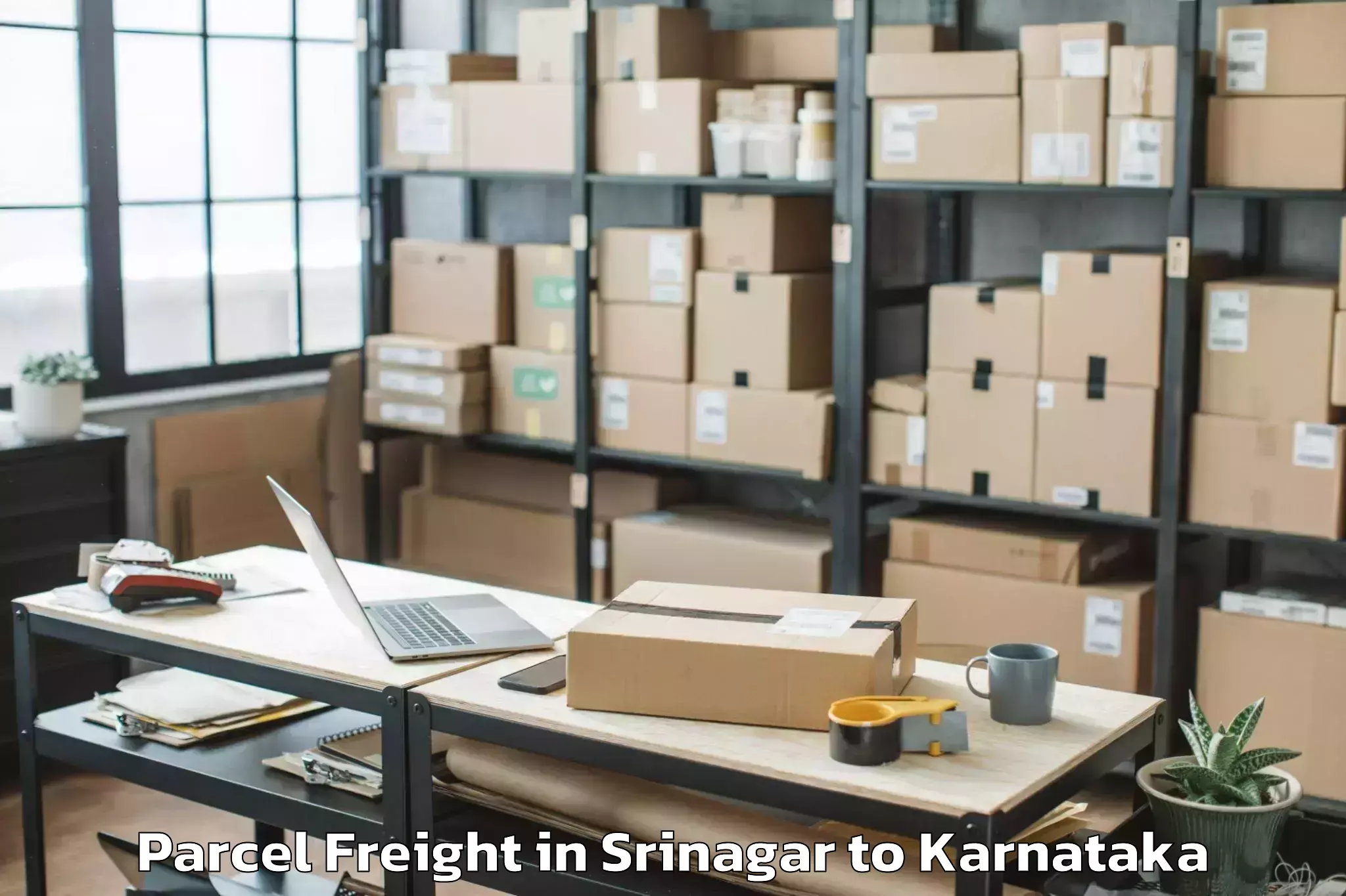 Easy Srinagar to Narasimharajapura Parcel Freight Booking